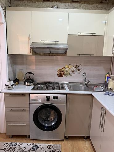 duru yağ: Mətbəx mebeli dəsti - Parlaq krem və bej rənglərdə MDF/Laminate — 6