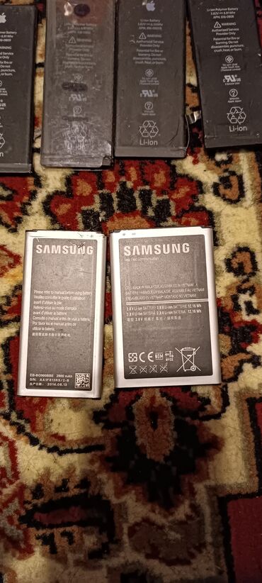 islenmis akumlyator: Samsung note3 və S5 batareyası