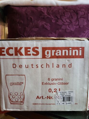 Čaše: Case nove Granini nemacke,univerzalne. Komada 6 — 6