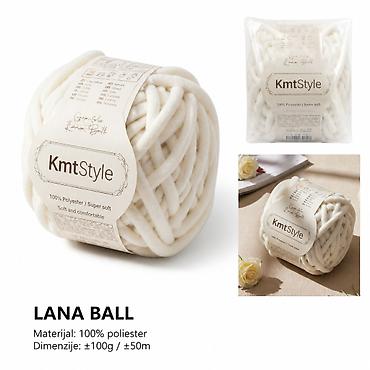 cupavi materijal: KMT Polarni flis, krem beli – KmtStyle “Lana Ball” - Materijal: 100% — 1