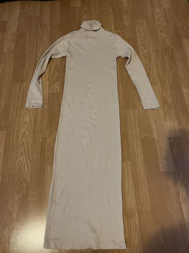haljine neobičnog kroja: M (EU 38), color - Beige, Long sleeves