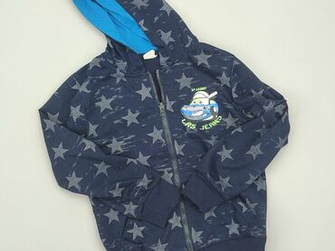 elegancka bluzka z falbanami: Sweatshirt, 5-6 years, 110-116 cm, condition - Good