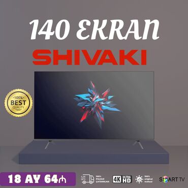 reqemsal tv aparat: Yeni Televizor Shivaki 55" Ödənişli çatdırılma