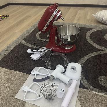 тестомес ош: Планетарный миксер KitchenAid в классическом красном цвете — 1