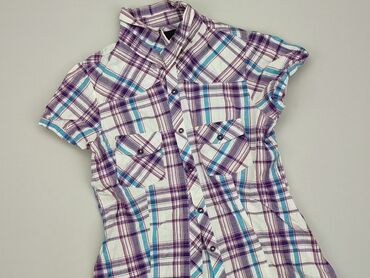 satynowe bluzki koszulowe: Bluzka Damska, S, stan - Bardzo dobry