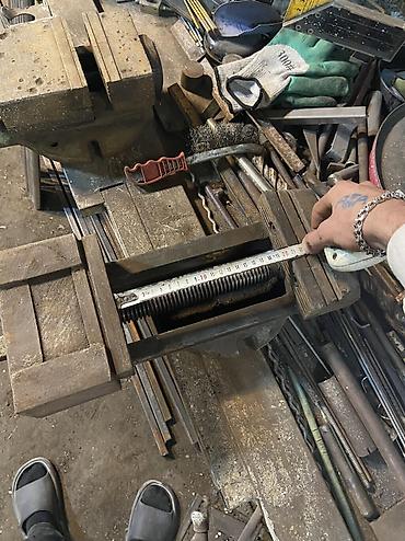 usta aleti: Ağır tip dəzgah üçün metal sıxac (mengene) - Sənaye sinfi, tökmə — 4
