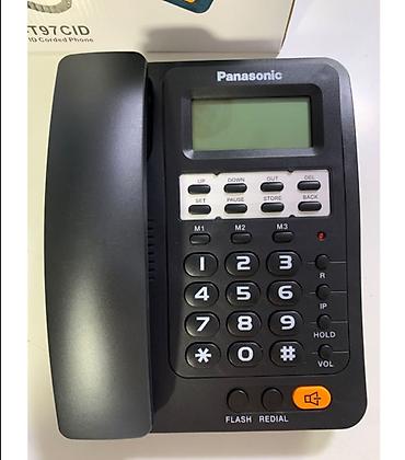 звонок домой: Проводной телефон Panasonic KX‑T97CID - Большой монохромный — 2