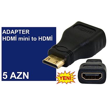 kompüter barter: HDMİ Adapterlər/Konverterlər (Çeviricilər) ⭐HDMİ to AV – 12 AZN ⭐HDMİ — 9