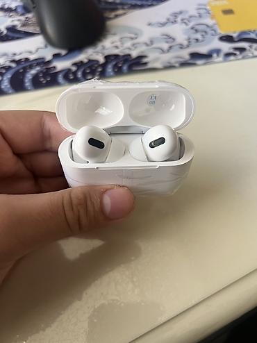 airpods pro 1: Yeni Simsiz (Bluetooth) Qulaqcıqlar, Apple, rəng - Ağ — 1