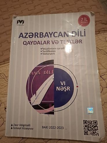 Testlər: Məhsul: “Azərbaycan dili – Qaydalar və Testlər” (VI nəşr) Müəlliflər — 1