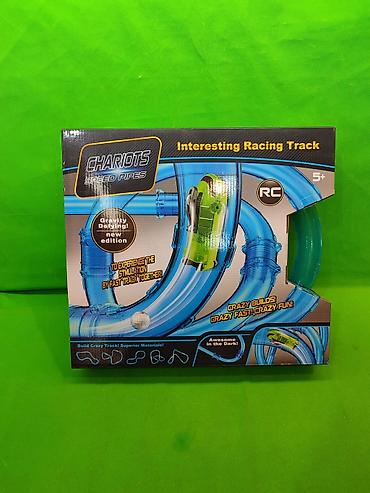 Игрушки: Трек трубопровод с машинкой игрушка для детей🛣️ Комплектация товара — 6