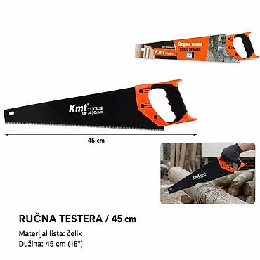 KMT Dvobojni drška ručna testera 45 cm (SKU: 9364264) - Brend: Kmt