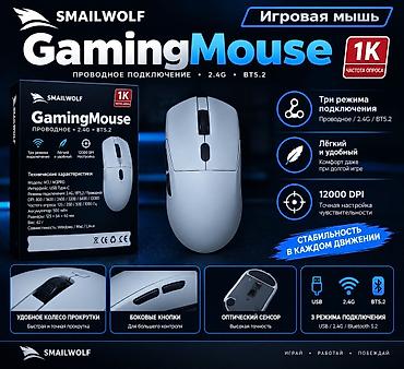ниже: Игровая мышь SMAILWOLF GamingMouse (модель M3) Ключевые особенности — 1
