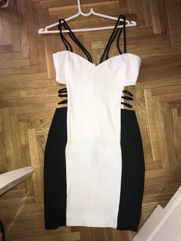h m haljina: M (EU 38), bоја - Bela, Koktel, klub, Na bretele