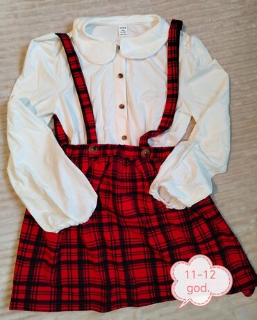 suknje plisirke: Set: Shirt, Skirt, 134-140