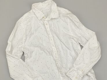 Shirts: Shirt 10 years, condition - Very good, pattern - Print, color - White