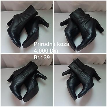 espadrile gant: Elegantne crne ženske kratke čizme Linea Italy. - Materijal — 2