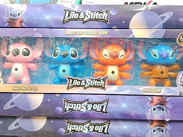 Игрушечный набор «Lilo & Stitch» — фигурки персонажей в ярких at lalafo.kg Игрушечный набор «Lilo & Stitch» — фигурки персонажей в ярких