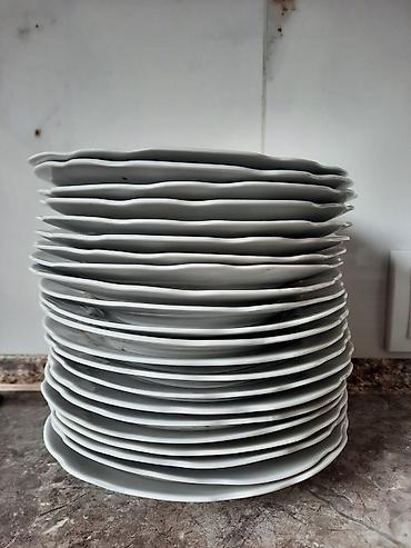 Наборы посуды: Посуда, фарфоровые тарелки СССР, размер 20×15 см, 11 шт — 5