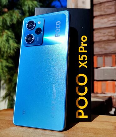 купить телефон поко: Poco X5 Pro 5G, Б/у, 256 ГБ, цвет - Синий, 1 SIM, 2 SIM