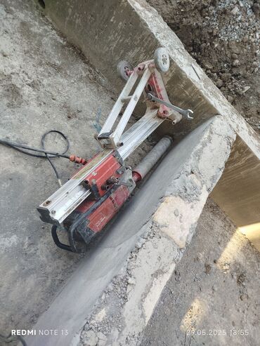 Beton işləri: Səssiz tozsuz səliqəli kəsim. Beton katlavan monolit kubik — 19