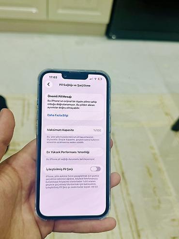 Apple iPhone: IPhone 13, 128 GB, Mavi, Face ID -da lalafo.az — 11 Apple iPhone: IPhone 13, 128 GB, Mavi, Face ID — 11