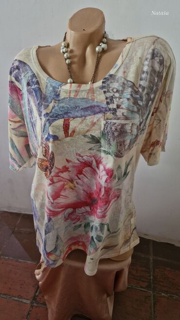 heklane bluze i tunike: XL (EU 42), Floral, color - Multicolored