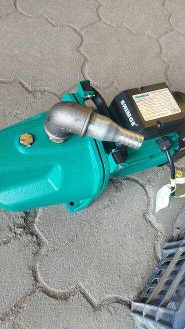купить печь для бани бу: Поверхностный насос Shimge JET1100L1 в зеленом корпусе предназначен