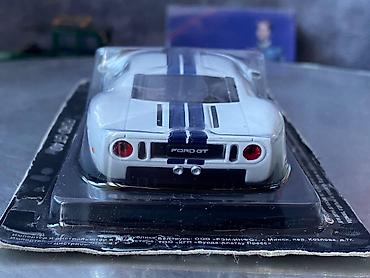 Avtomobil modelləri: Коллекционная модель FORD GT40 White with blue strip 1966 — 11