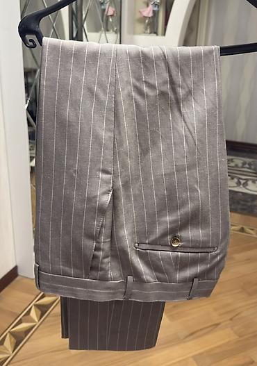kətan kostyum: Yeni kostyumdur.Slim fit model FADUSS Brothers kişi kostyumu - Rəng — 2