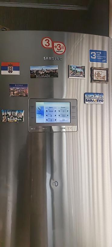 dispenser satilir: İşlənmiş 2 qapılı Samsung Soyuducu Satılır, rəng - Gümüşü, Dispenserli — 4