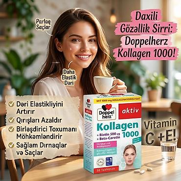 biotin: Doppelherz aktiv Kollagen 1000 – daxili gözəllik üçün kompleks — 1