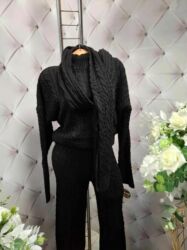 Kompleti: ❤️❤️ Trodelni trikotazni kompleti pantalone+dzemper+šal Cena:3500 din — 6