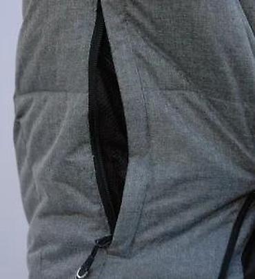 Zimske jakne: Muška zimska jakna – siva, sa kapuljačom - Topla, podstavljena zimska — 17