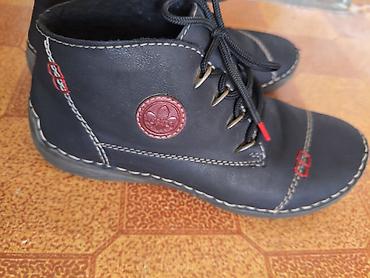 Ботинки и ботильоны: Ботинки Rieker, модель на шнуровке. - Цвет: черный с контрастной — 2