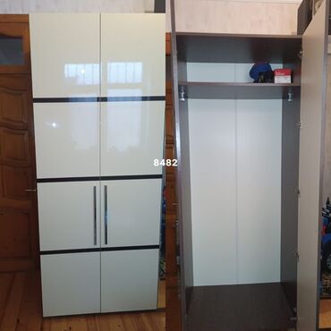 Dolablar: İşlənmiş, Açılan, 2 qapılı Düz dolab, Qarderob, paltar dolabı