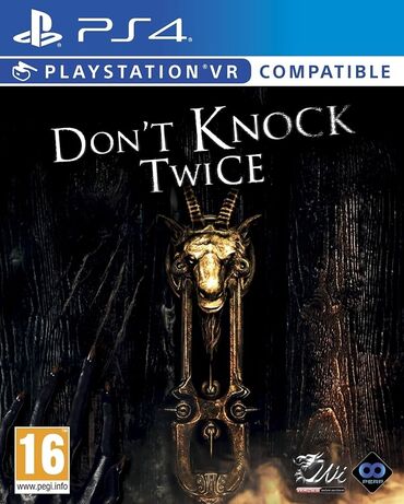 Oyun diskləri və kartricləri: Ps4 dont knock twice VR