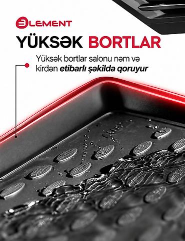Nəqliyyat: Volvo XC90 2015-2026 üçün salon rezin ayaqaltı Volvo XC90 2015-2026 — 4