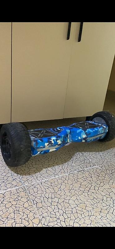 Электротранспорт: Off-road hoverboard – mavi kamuflyaj dizayn - Güclü, iri dişli — 1