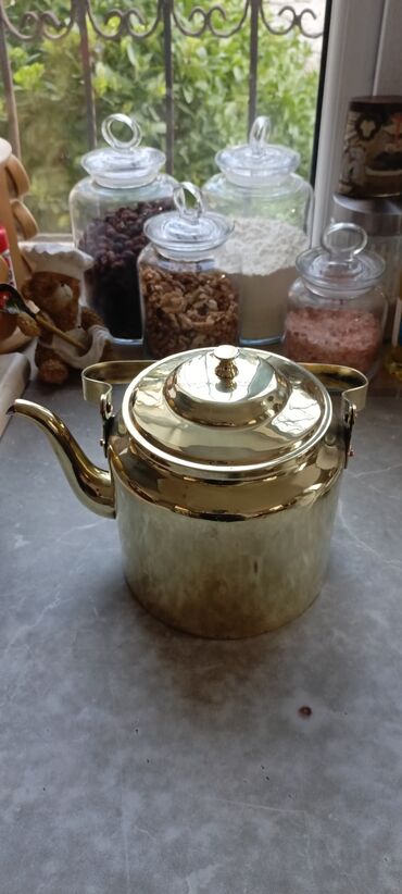 Çaydanlar: İşlənmiş, rəng - Qızılı, Çaydan, 3-dən çox l, Rusiya — 2