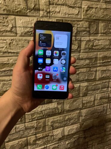 ikinci el iphone 8 plus 128 gb: IPhone 7 Plus, 128 GB, Qırmızı, Barmaq izi