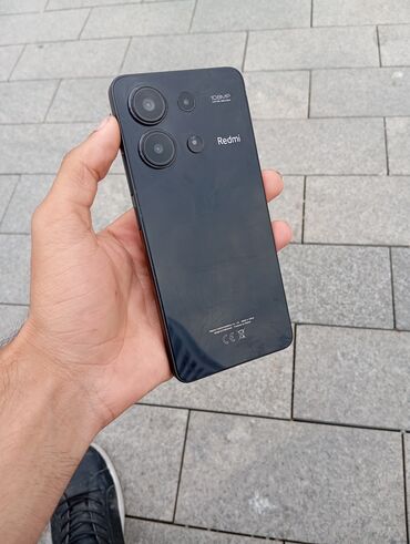 redmi 13 lite qiymeti: Xiaomi Redmi Note 13, 128 GB, rəng - Qara, 
 İki sim kartlı