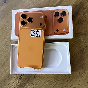 iphone 2 sim: IPhone 17 Pro Max, Б/у, 512 ГБ, Оранжевый, Защитное стекло, Чехол, Кабель, 100 % — 2