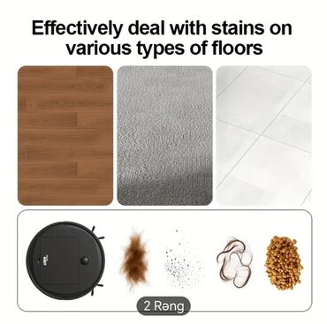 Tozsoranlar: Süpürən Robot – ev üçün avtomatik təmizlik qurğusu Xüsusiyyətlər: - — 9