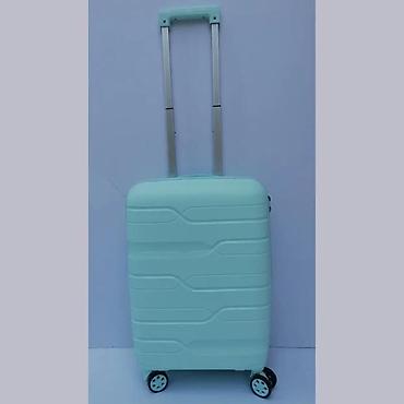 Putni koferi i torbe: Tvrdi kofer na točkiće – mint zelena boja - Materijal: lagana tvrda — 2