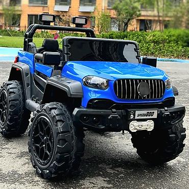 topmove koferi: Mercedes Terenac 4x4 – Plavi – Auto na akumulator za decu Šifra — 1