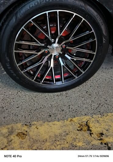 Disk təkərlər: Vossen 16 qara disqi teker le barter olunur barter qiyməti 400azn