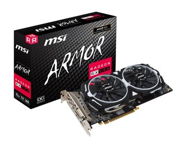 Процессоры: MSI ARMOR 580 8GB videokart