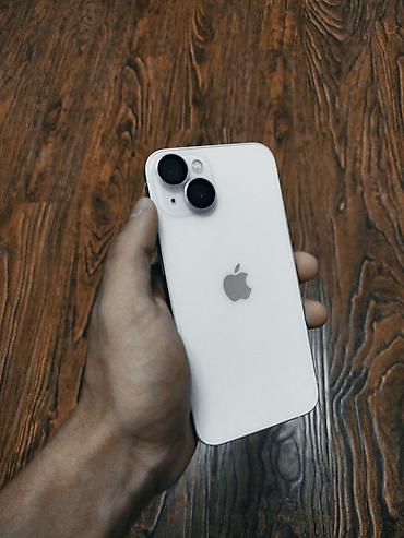 aphone 7: IPhone 13, Б/у, 128 ГБ, Белый, 86 % — 2