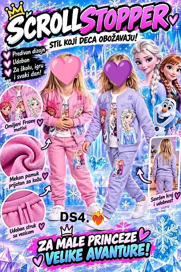 delije sever duks: Trodelni komplet za devojčice (3–10 godina) sa omiljenim Frozen — 1